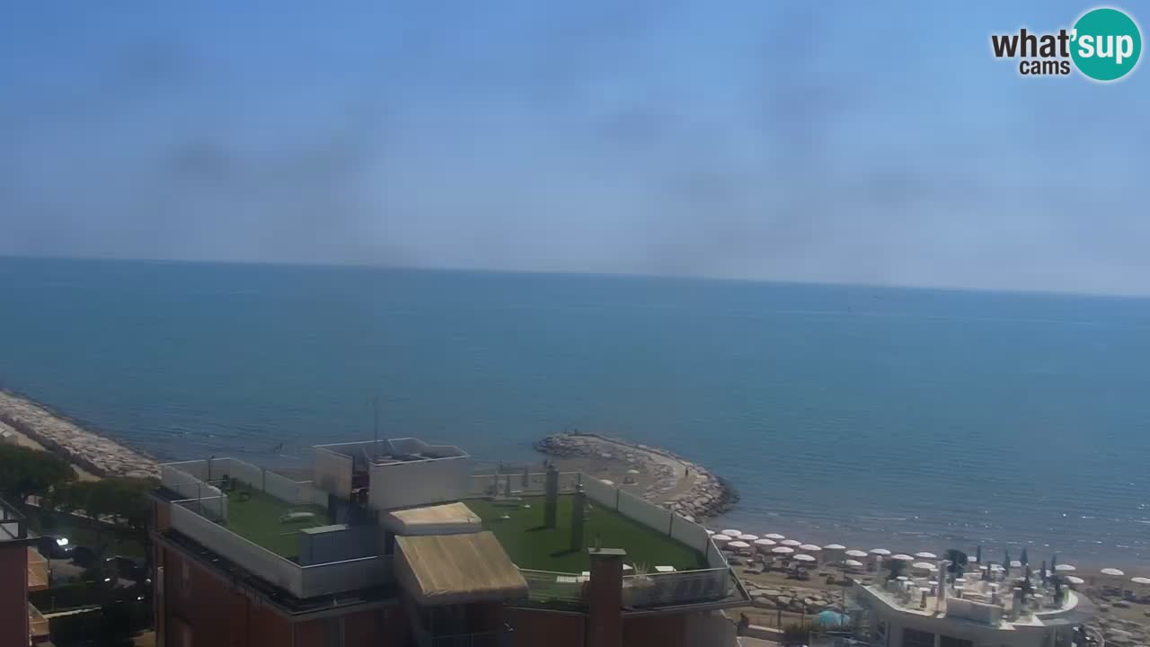 Caorle Plaža Ponente spletna kamera | Hotela Marco Polo