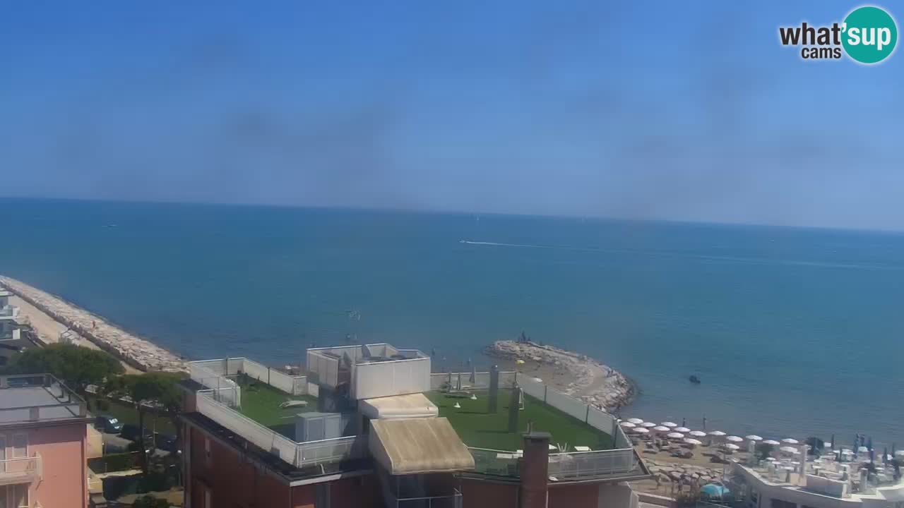 Caorle playa Ponente camera web – Hotel Marco Polo