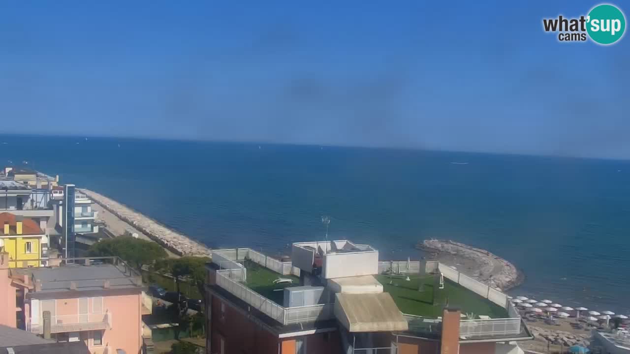 Webcam Spiaggia Ponente – Hotel Marco Polo – Caorle
