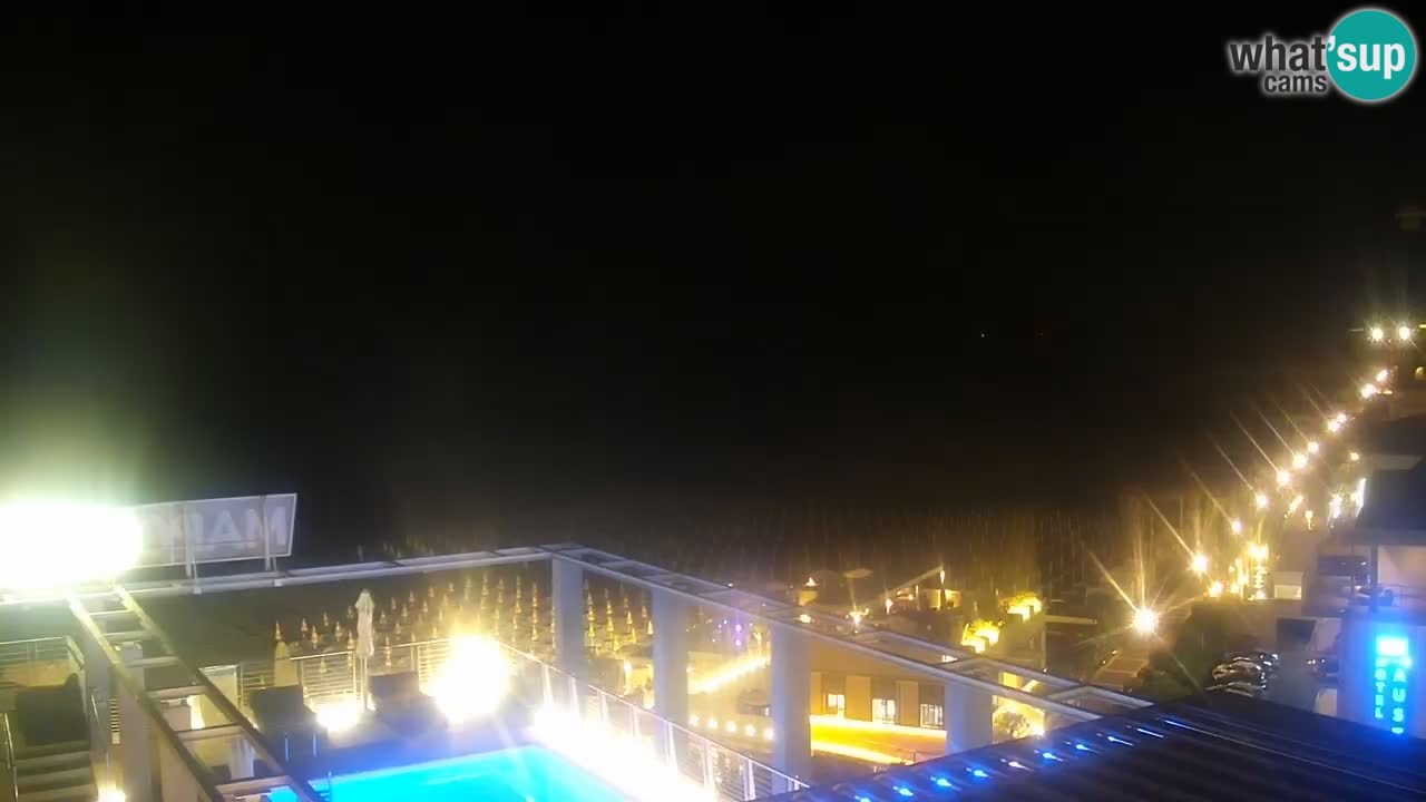 Caorle playa Ponente camera web – Hotel Marco Polo