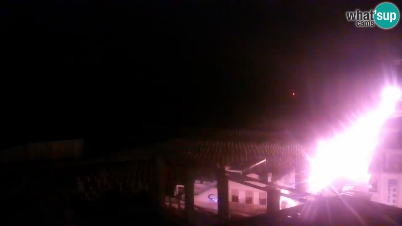Webcam Caorle weststrand – Ponente Strand nach Hotel Marco Polo
