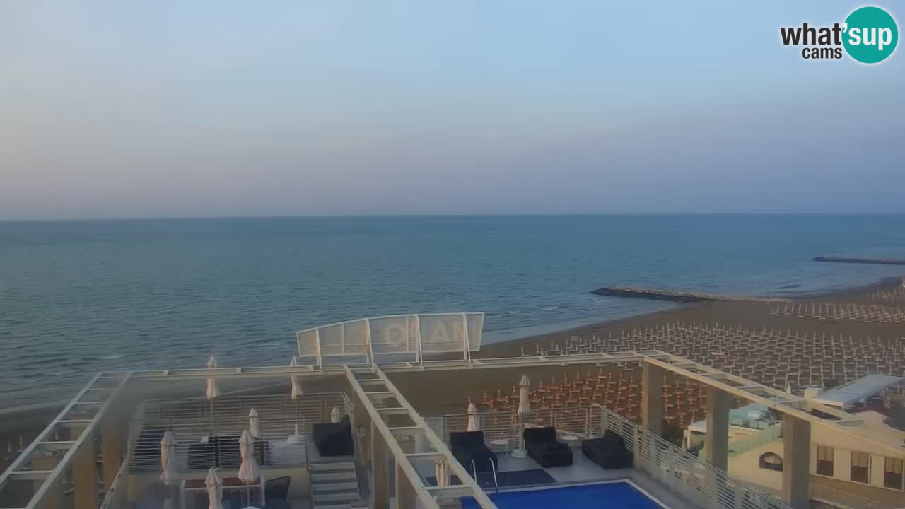 Webcam Spiaggia Ponente – Hotel Marco Polo – Caorle