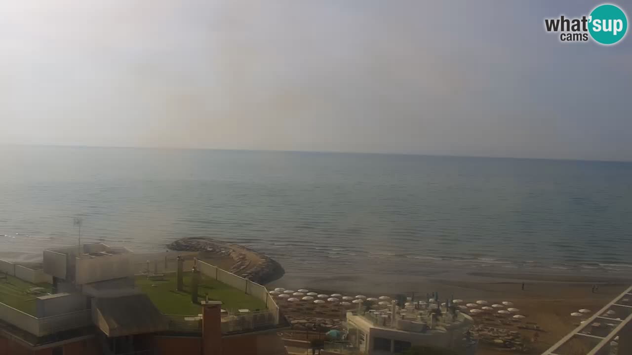 Webcam Caorle weststrand – Ponente Strand nach Hotel Marco Polo