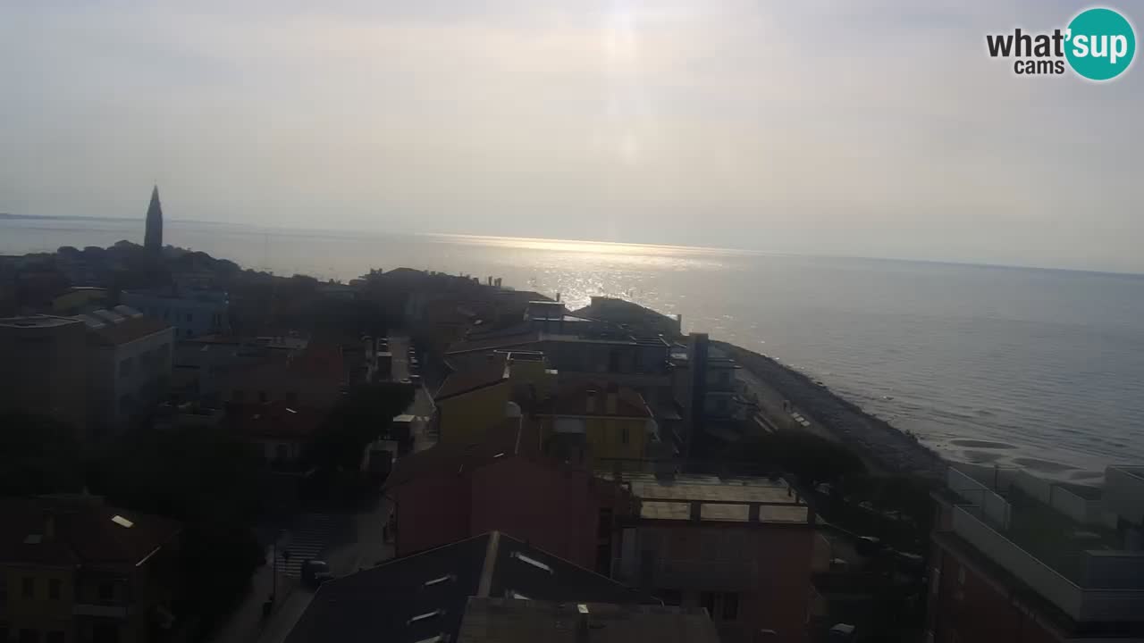 Webcam Caorle Ponente beach from Hotel Marco Polo