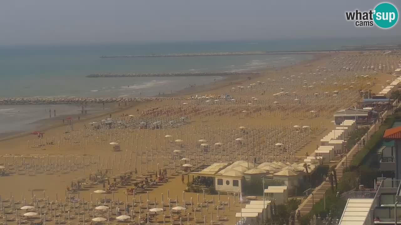 Caorle playa Ponente camera web – Hotel Marco Polo