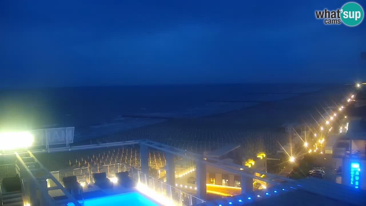 Caorle Plaža Ponente spletna kamera | Hotela Marco Polo