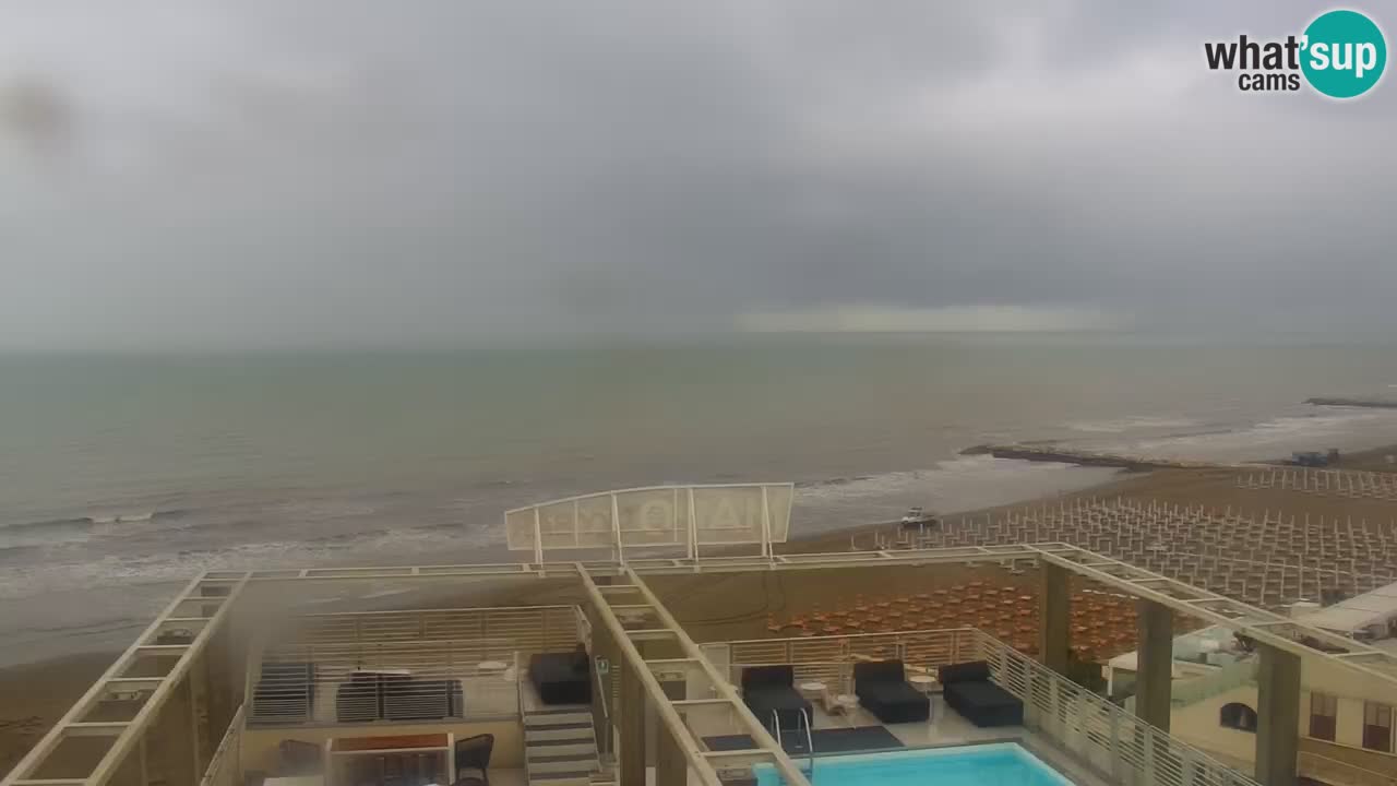 Caorle playa Ponente camera web – Hotel Marco Polo