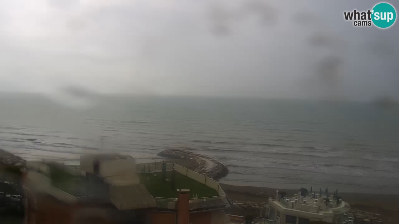 Webcam Caorle Ponente beach from Hotel Marco Polo