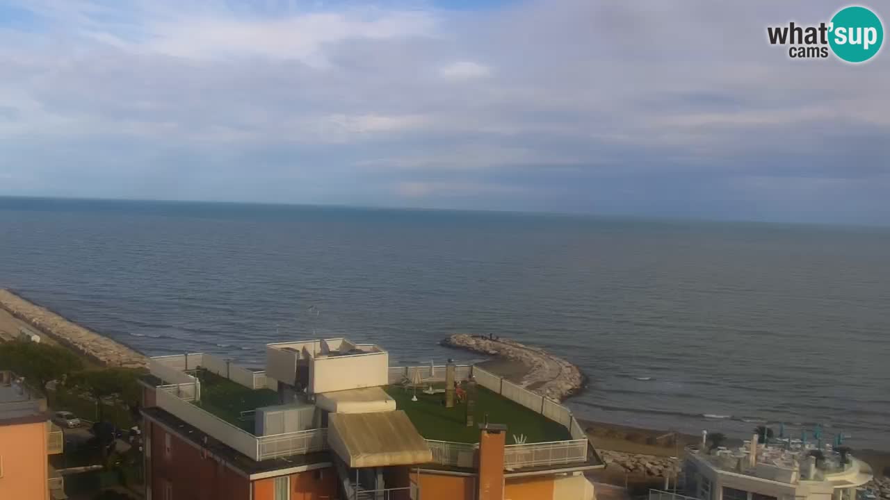 Caorle playa Ponente camera web – Hotel Marco Polo