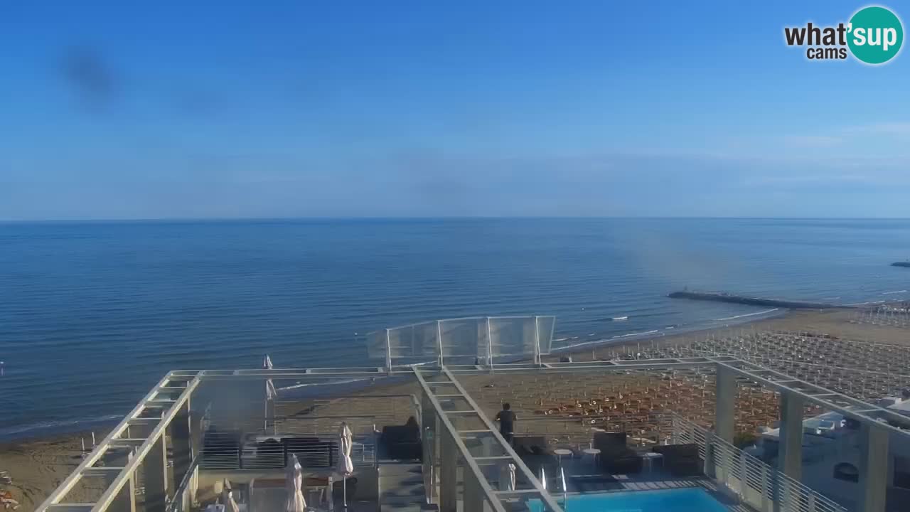 Caorle Plaža Ponente spletna kamera | Hotela Marco Polo