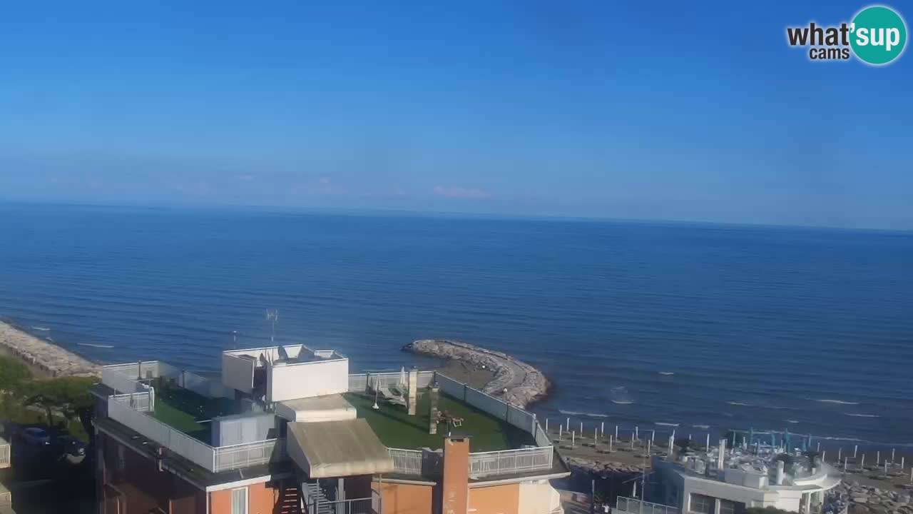 Caorle playa Ponente camera web – Hotel Marco Polo