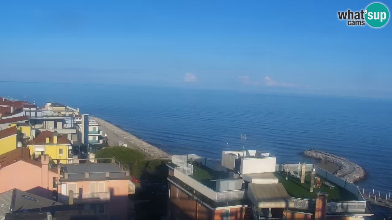 Caorle playa Ponente camera web – Hotel Marco Polo