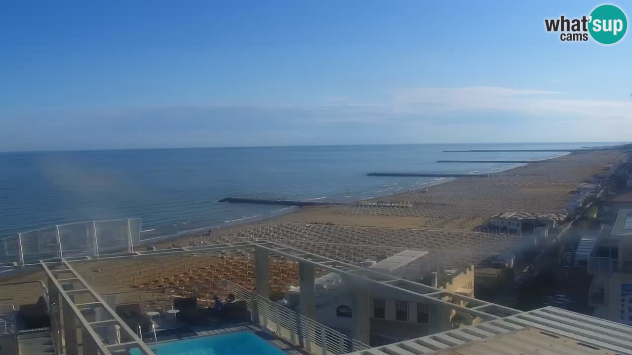 Caorle playa Ponente camera web – Hotel Marco Polo