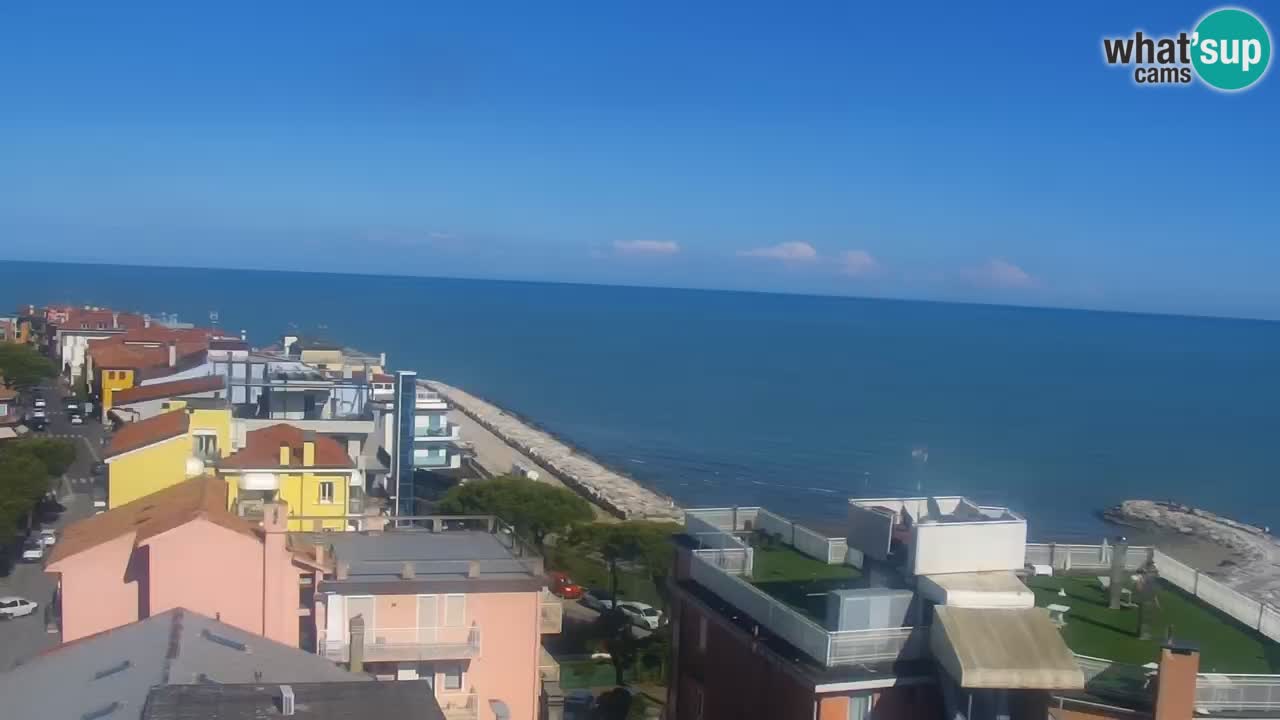 Webcam Spiaggia Ponente – Hotel Marco Polo – Caorle