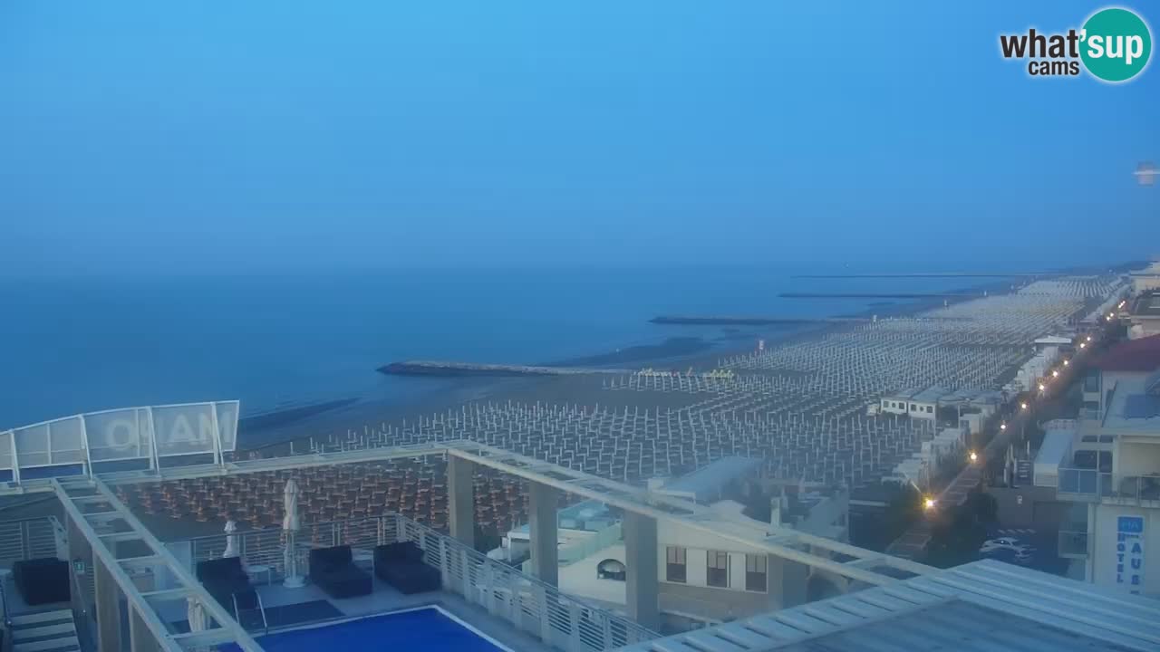 Caorle Plaza Ponente web kamera | Hotela Marco Polo