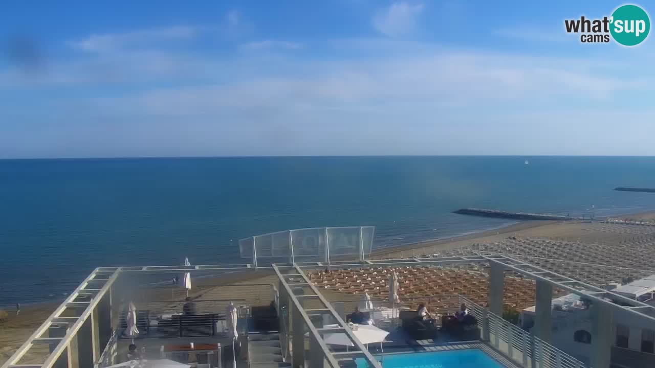 Webcam Spiaggia Ponente – Hotel Marco Polo – Caorle