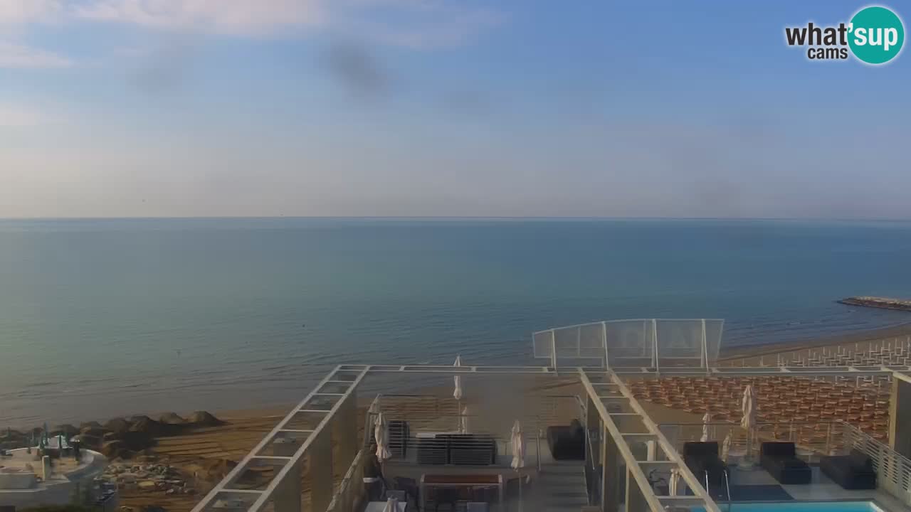 Caorle Plaža Ponente spletna kamera | Hotela Marco Polo