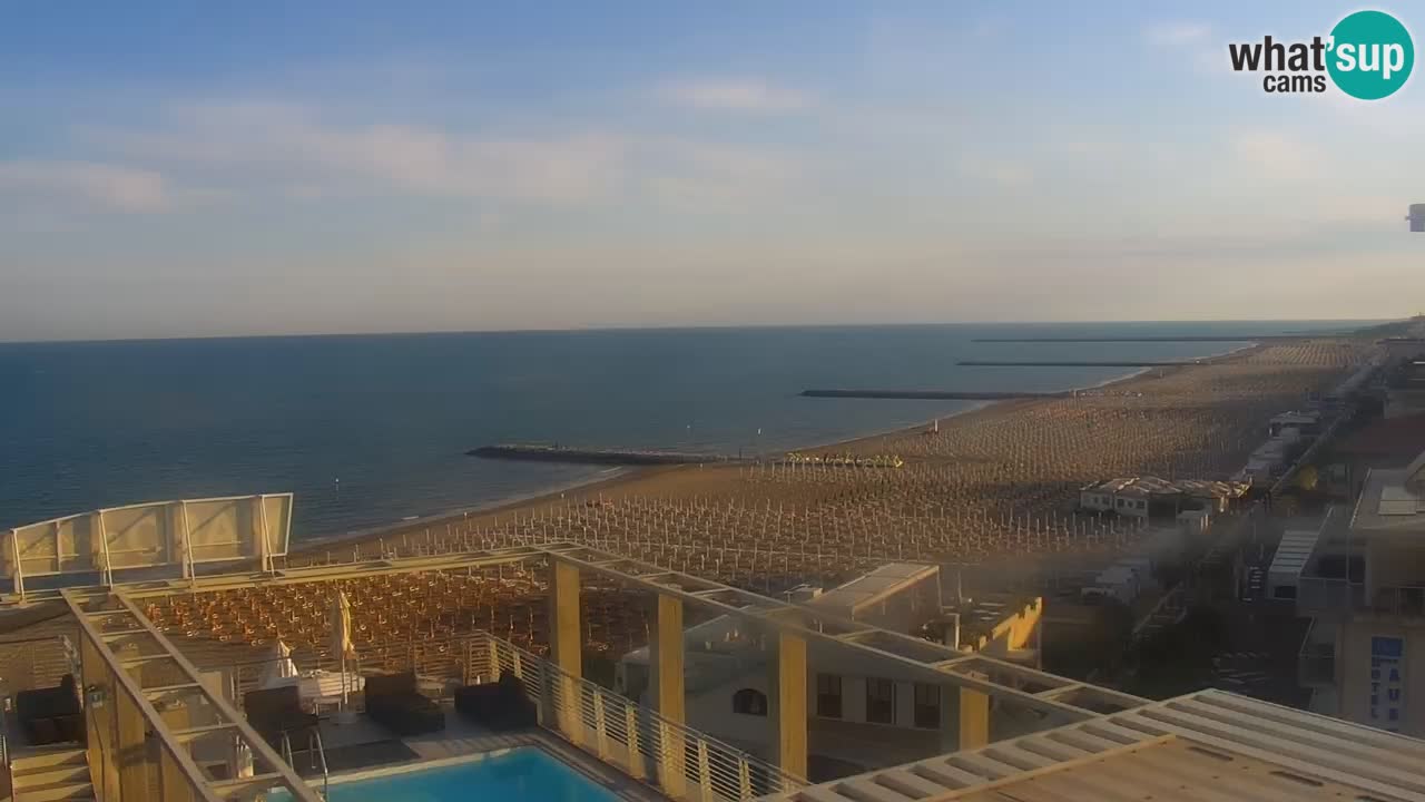Webcam Spiaggia Ponente – Hotel Marco Polo – Caorle