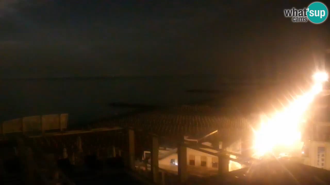 Webcam Caorle weststrand – Ponente Strand nach Hotel Marco Polo