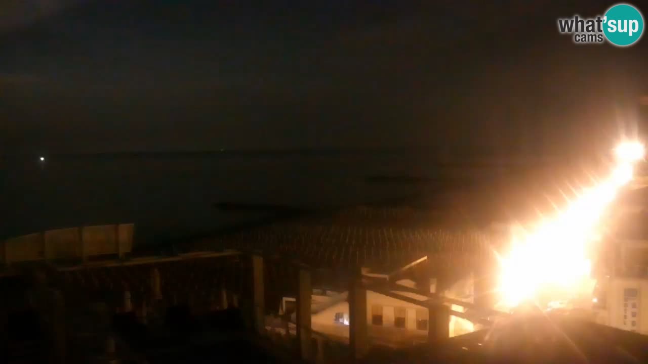 Webcam Caorle weststrand – Ponente Strand nach Hotel Marco Polo
