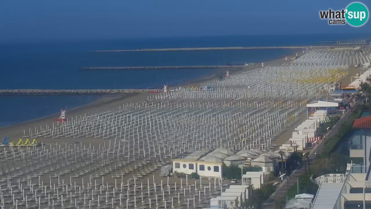 Webcam Spiaggia Ponente – Hotel Marco Polo – Caorle