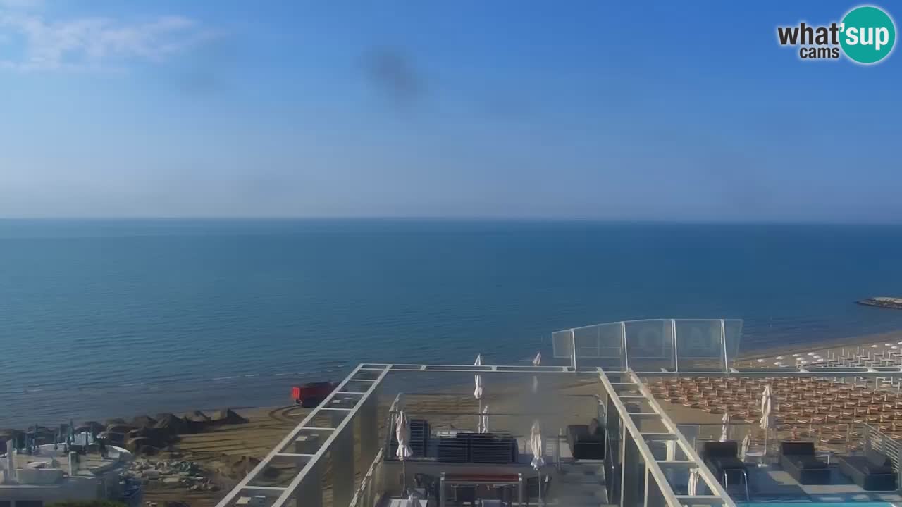 Caorle Plaža Ponente spletna kamera | Hotela Marco Polo