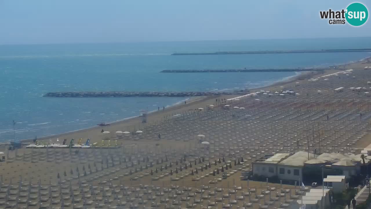 Webcam Spiaggia Ponente – Hotel Marco Polo – Caorle