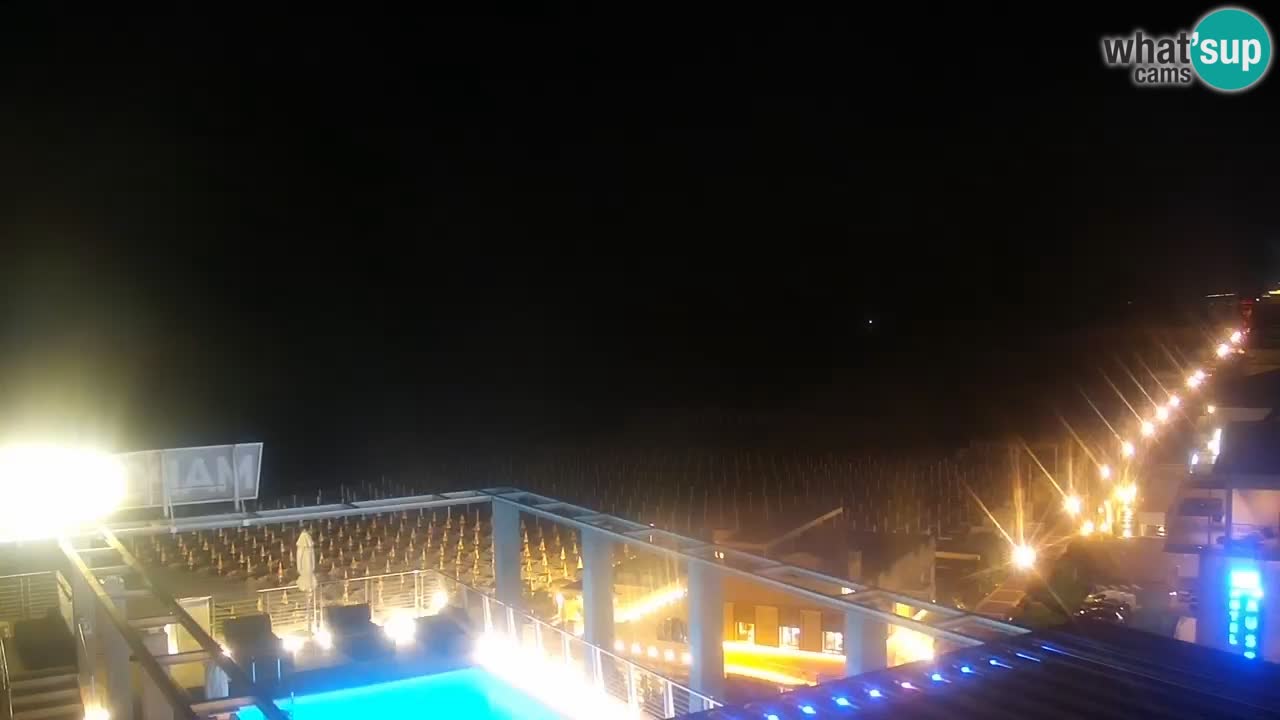 Caorle playa Ponente camera web – Hotel Marco Polo