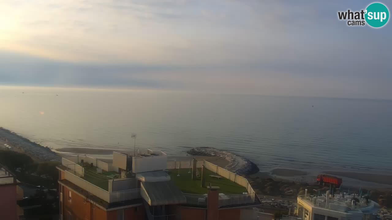 Caorle playa Ponente camera web – Hotel Marco Polo