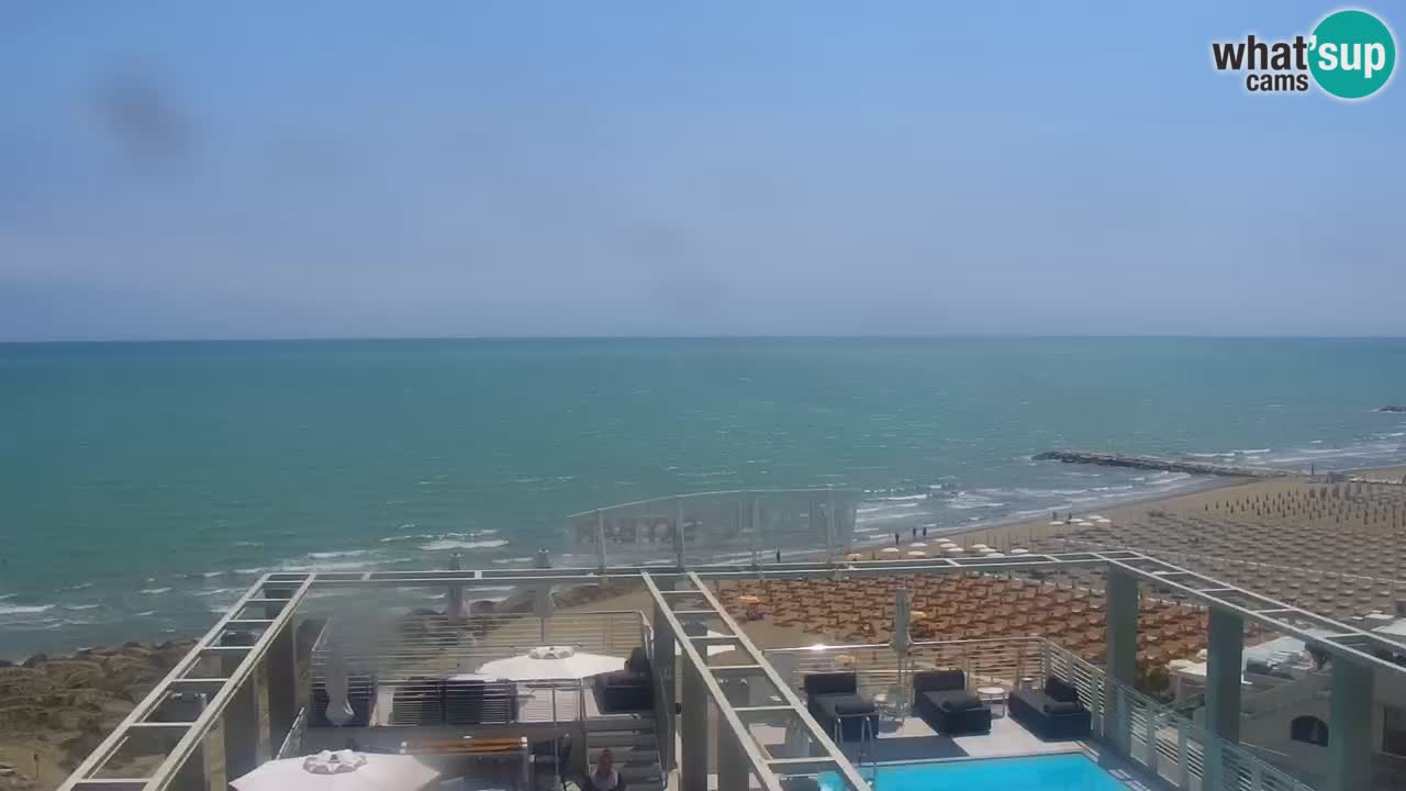 Caorle playa Ponente camera web – Hotel Marco Polo