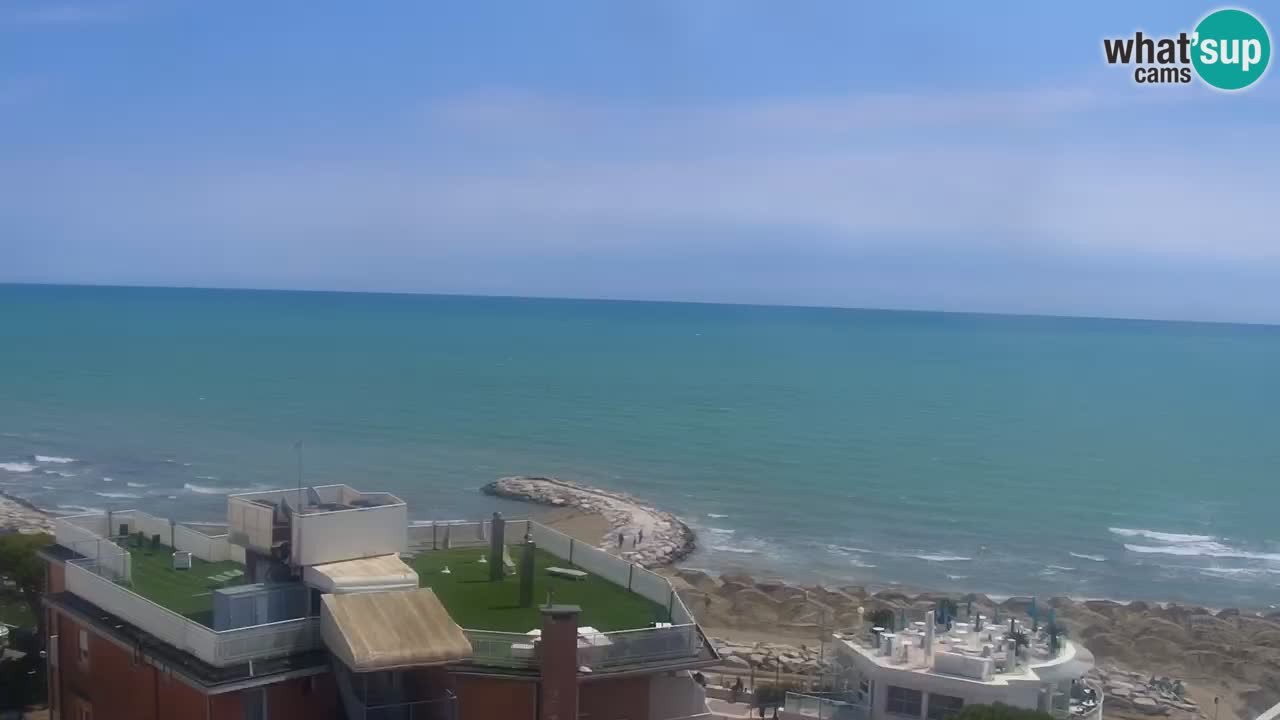 Caorle – Ponente beach webcam live