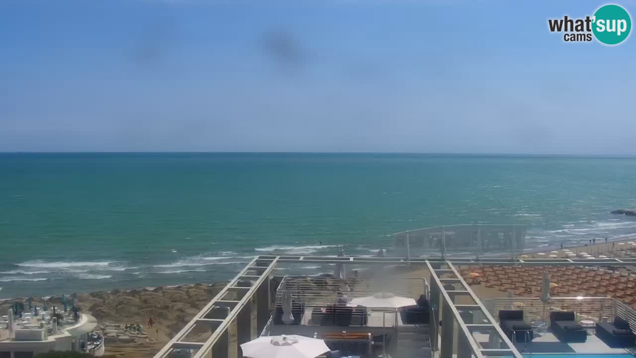 Caorle – Ponente beach webcam live