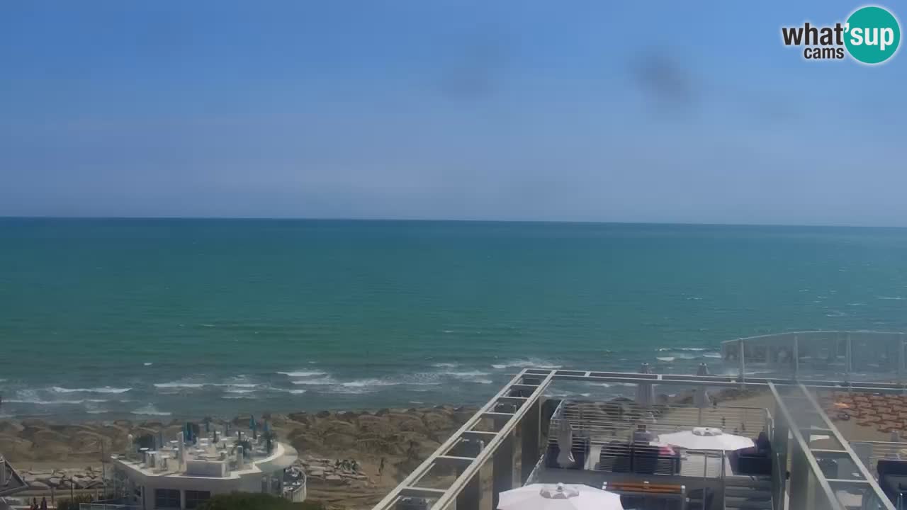 Caorle – Ponente beach webcam live