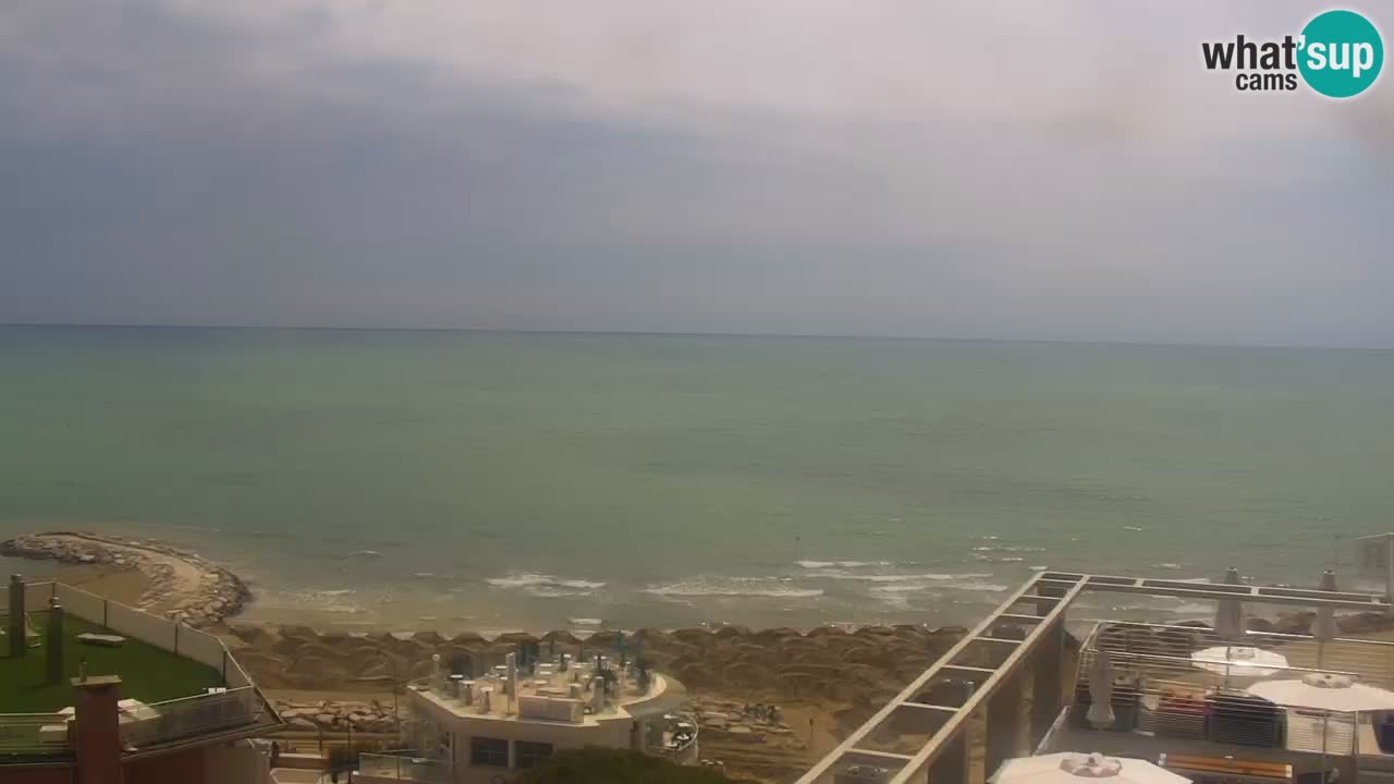 Caorle playa Ponente camera web – Hotel Marco Polo