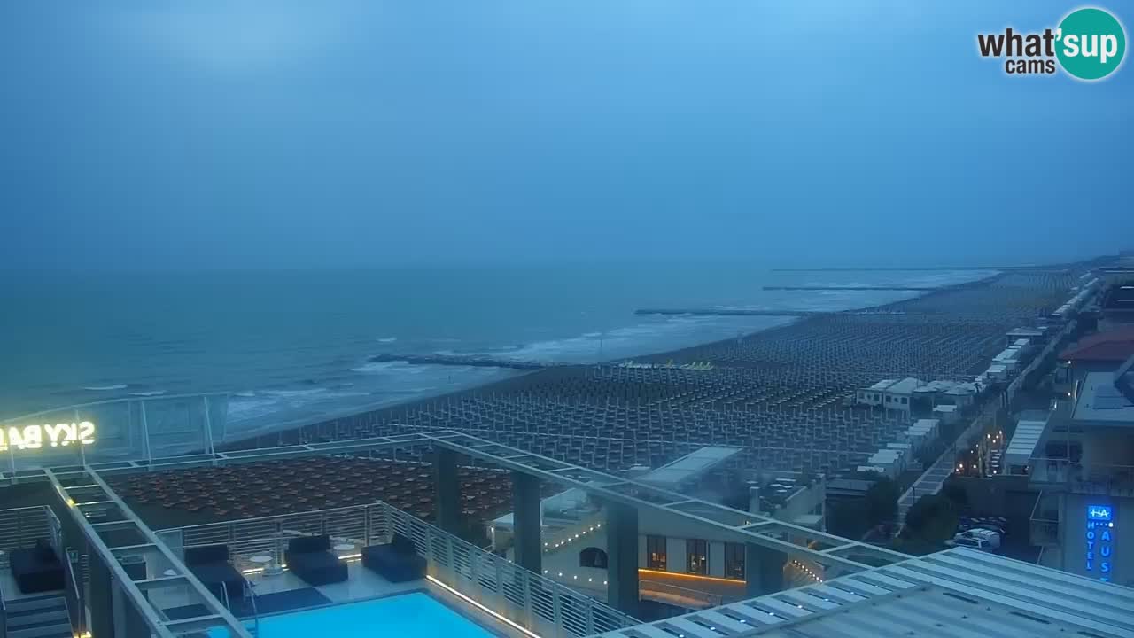 Webcam Spiaggia Ponente – Hotel Marco Polo – Caorle