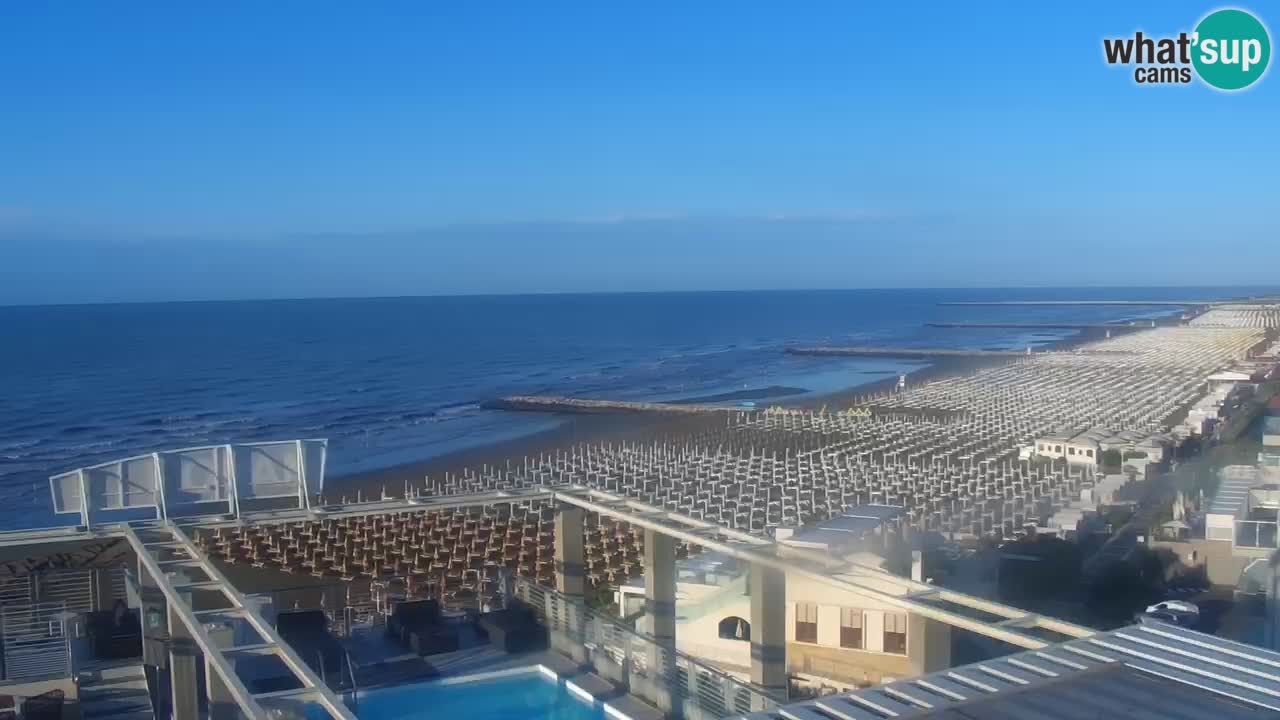 Webcam Spiaggia Ponente – Hotel Marco Polo – Caorle