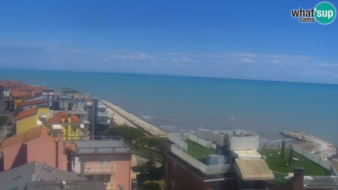 Webcam Spiaggia Ponente – Hotel Marco Polo – Caorle