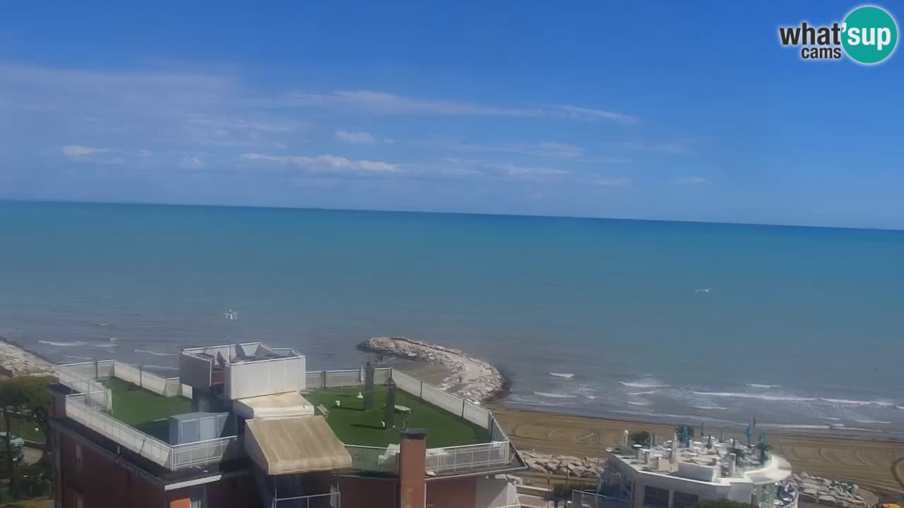Webcam Spiaggia Ponente – Hotel Marco Polo – Caorle