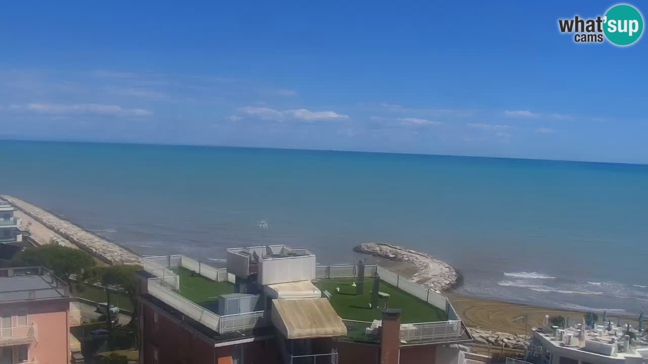 Webcam Spiaggia Ponente – Hotel Marco Polo – Caorle