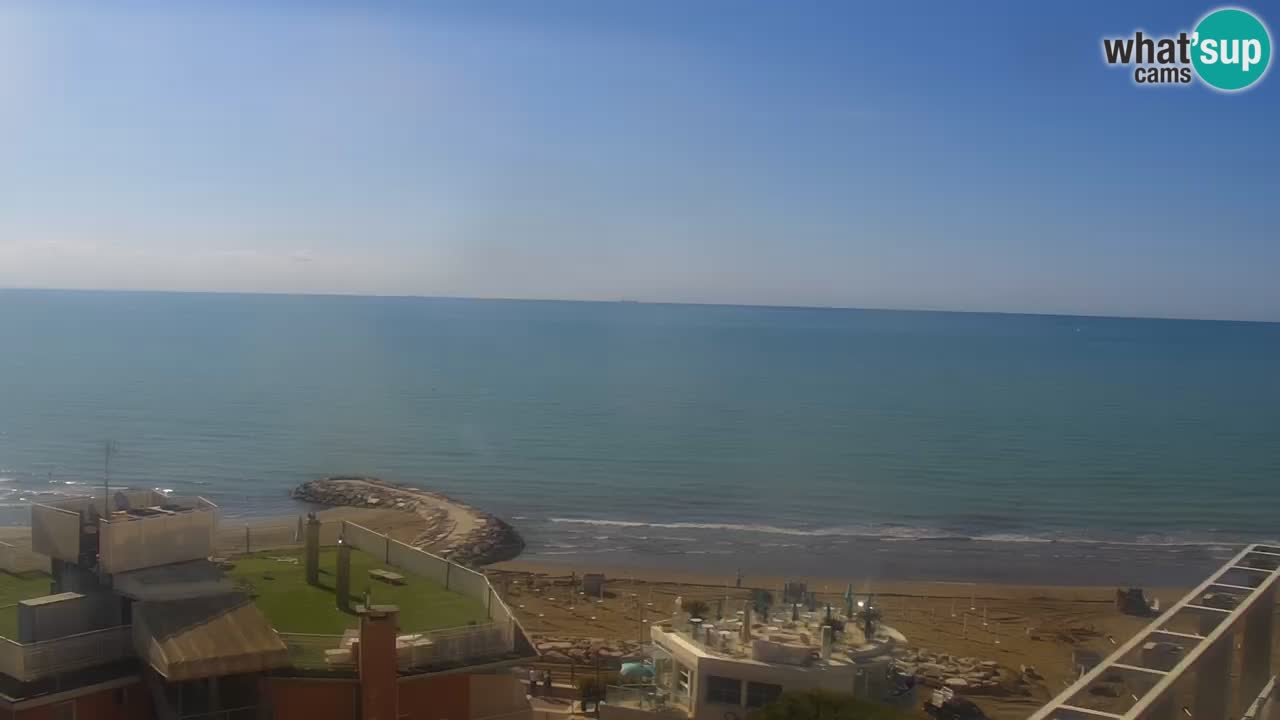 Caorle Plaža Ponente spletna kamera | Hotela Marco Polo