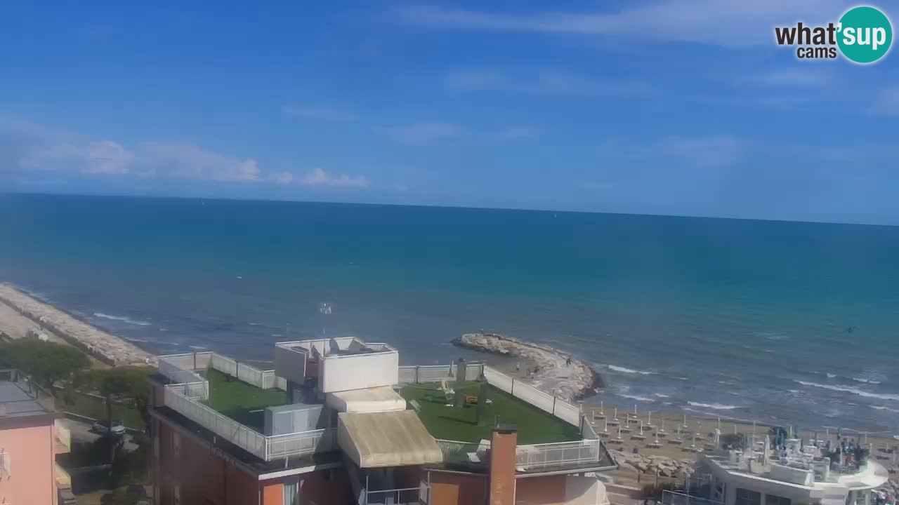 Webcam Spiaggia Ponente – Hotel Marco Polo – Caorle