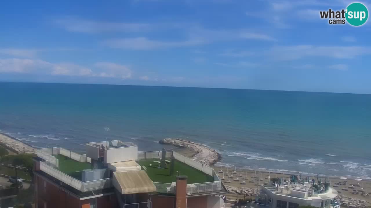 Caorle Plaža Ponente spletna kamera | Hotela Marco Polo