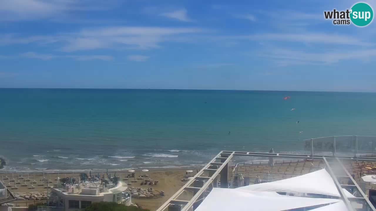 Caorle – Ponente beach webcam live