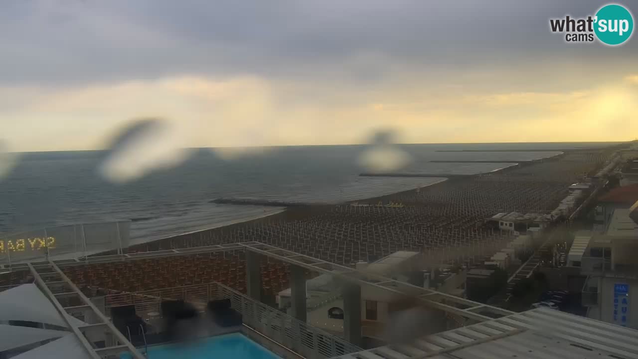 Caorle Plaža Ponente spletna kamera | Hotela Marco Polo