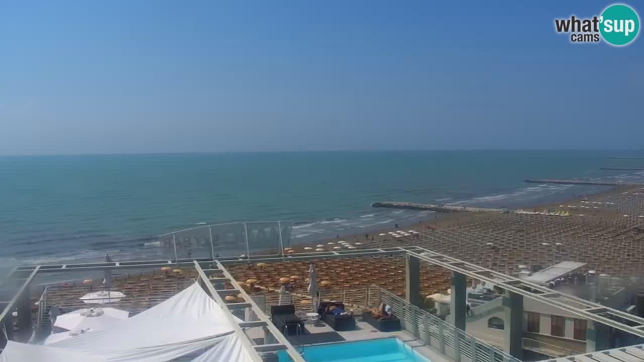 Caorle playa Ponente camera web – Hotel Marco Polo