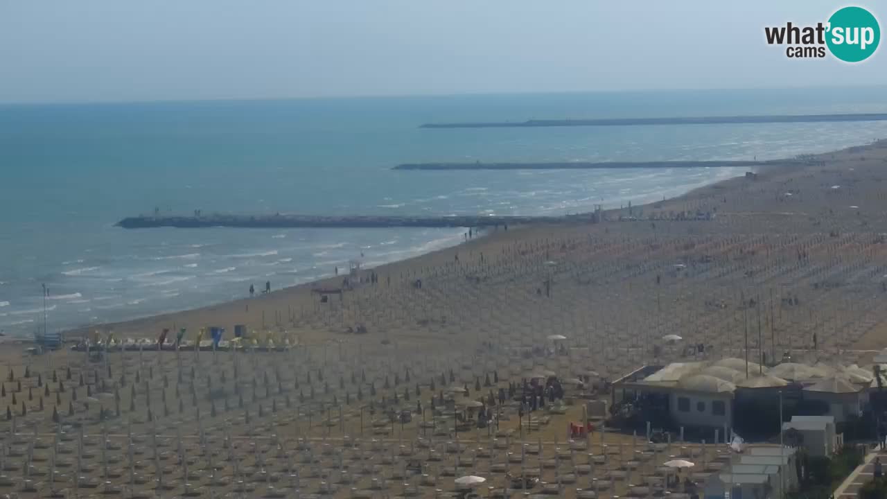 Webcam Spiaggia Ponente – Hotel Marco Polo – Caorle