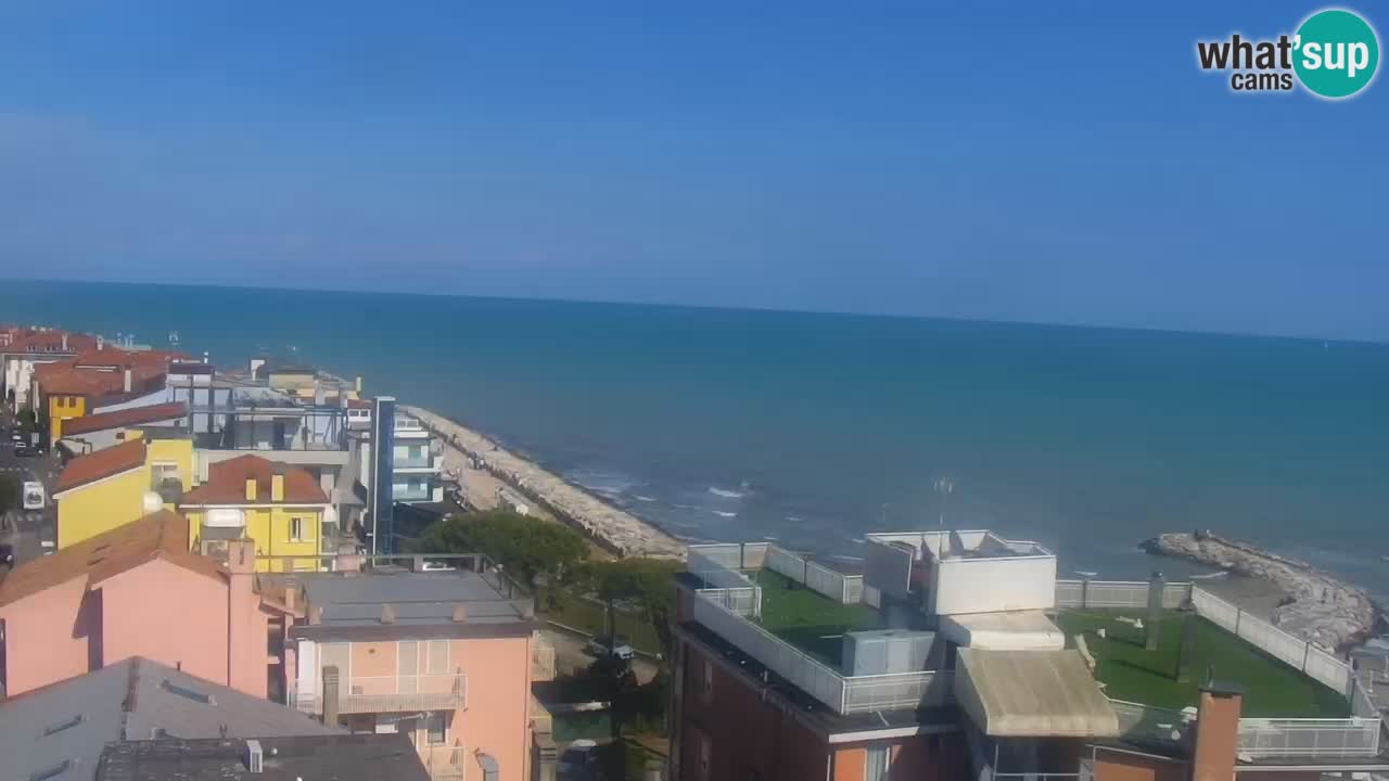Caorle Plaža Ponente spletna kamera | Hotela Marco Polo