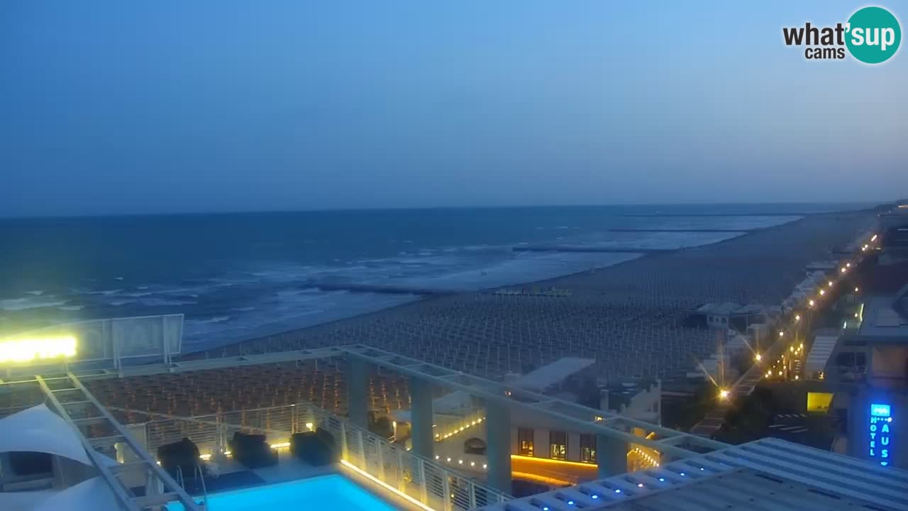 Caorle playa Ponente camera web – Hotel Marco Polo