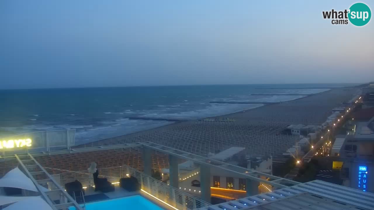 Caorle playa Ponente camera web – Hotel Marco Polo