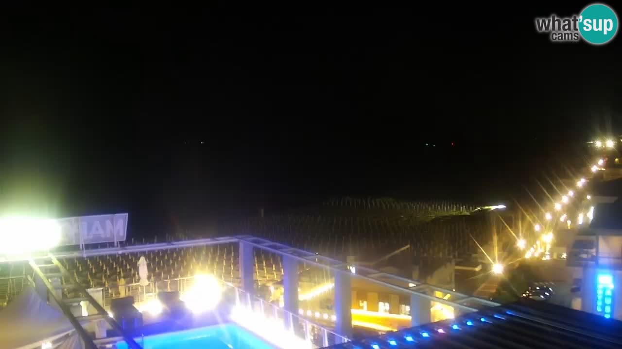 Webcam Spiaggia Ponente – Hotel Marco Polo – Caorle